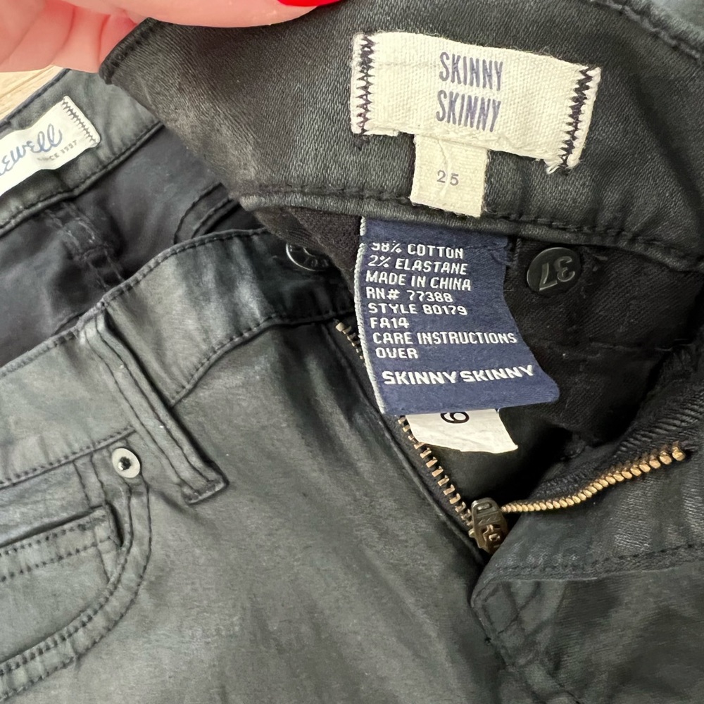 Madewell Skinny Skinny Jean Size 25 - Picture 3 of 7